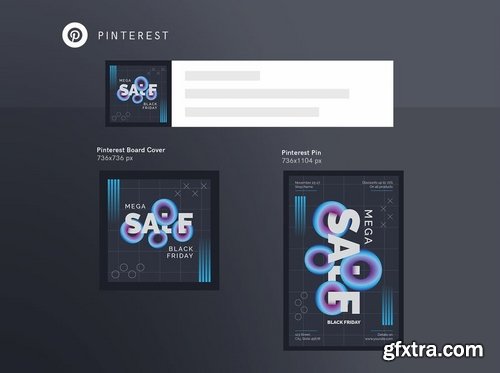 Black Friday Sale Banner Social Media Flyer and Poster Pack Template