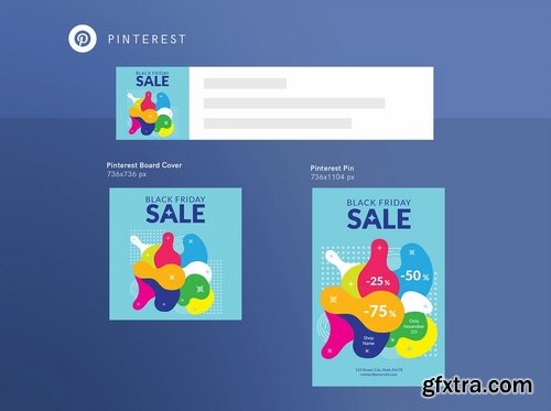 Black Friday Sale Banner Social Media Flyer and Poster Pack Template 2