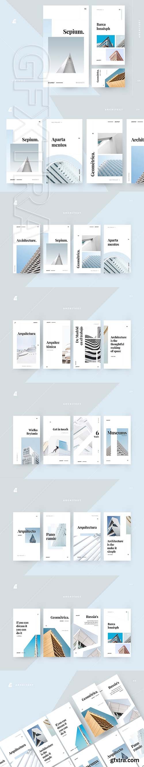 CreativeMarket - Architect - Instagram stories 2913445