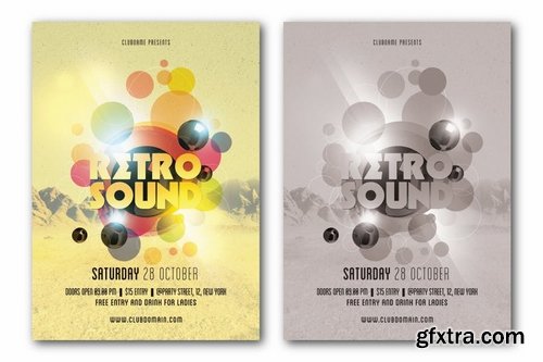 Retro Sound Flyer Template