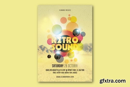 Retro Sound Flyer Template