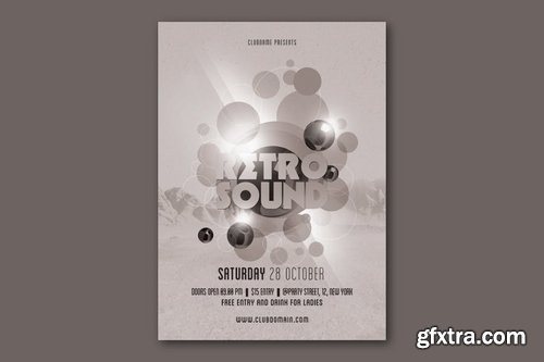 Retro Sound Flyer Template