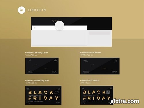 Black Friday Sale Sale Banner Social Flyer and Poster Media Pack Template