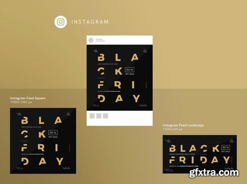 Black Friday Sale Sale Banner Social Flyer and Poster Media Pack Template