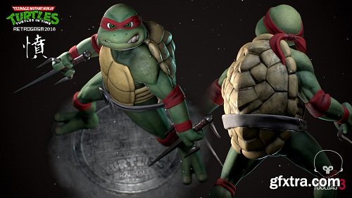 TMNT Raphael Classic 3D Model