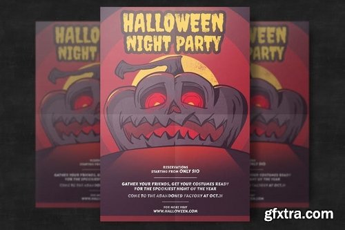 Halloween Party Flyer Templates