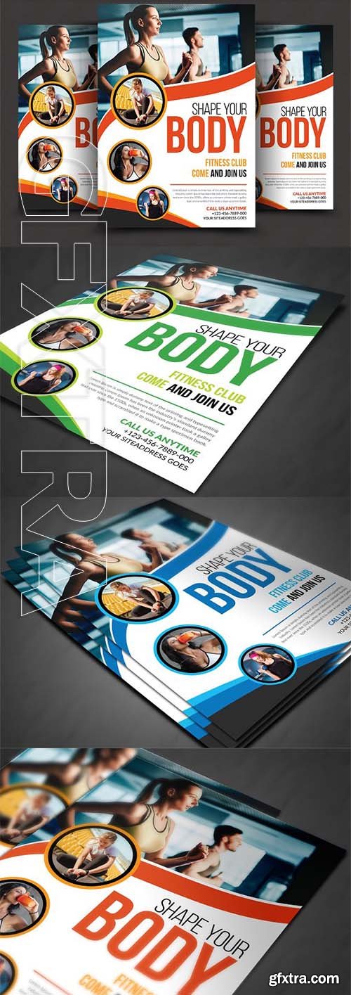 CreativeMarket - Fitness Flyer 2869583