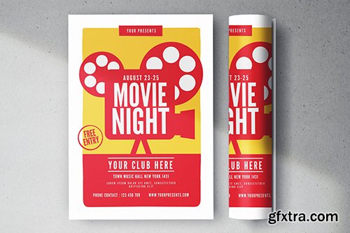 Movie Night Flyer