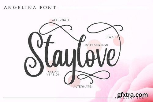 CreativeMarket Angelina Script- Beautiful Handwritt 2913110