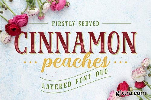 CreativeMarket Cinnamon Peaches 2408123