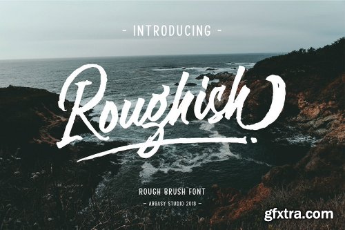 CreativeMarket Roughish Brush Font 2598077