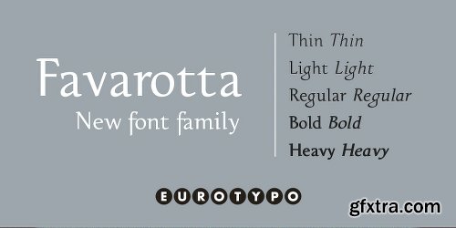 Favarotta Font Family - 10 Fonts