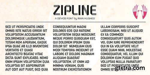 Zipline Font Family - 3 Fonts