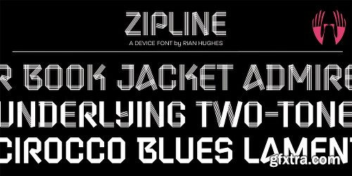 Zipline Font Family - 3 Fonts