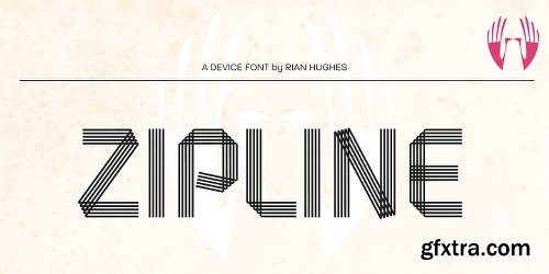 Zipline Font Family - 3 Fonts