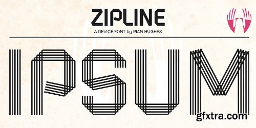 Zipline Font Family - 3 Fonts