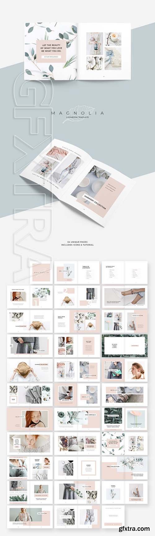 CreativeMarket - Magnolia Lookbook Template 2819638