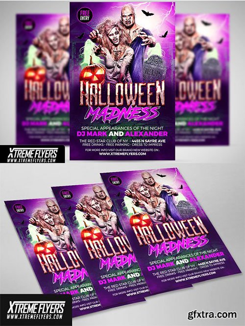 CreativeMarket - Halloween Flyer Template 2872098