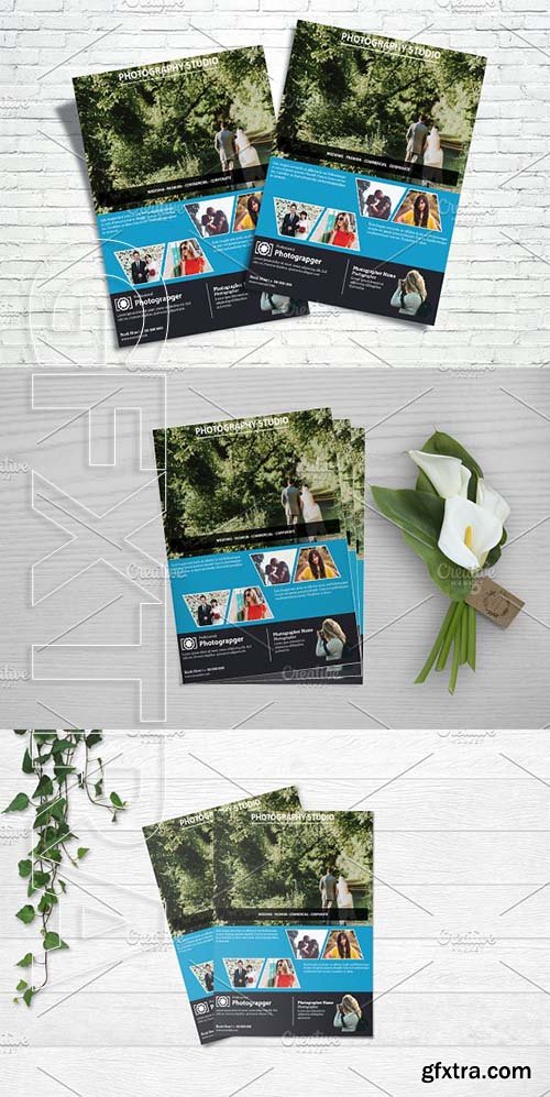 CreativeMarket - Photography Studio Flyer V721 2155247