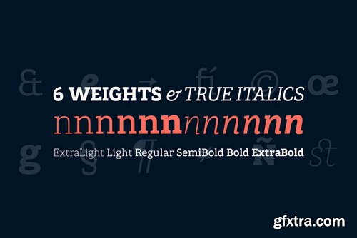 Brava Slab Font Family