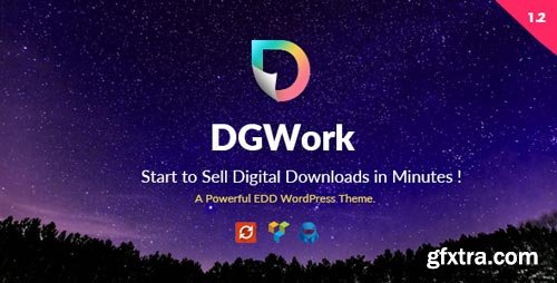 ThemeForest - DGWork - Powerful Responsive Easy Digital Downloads Theme V.1.3.4 - 18105506