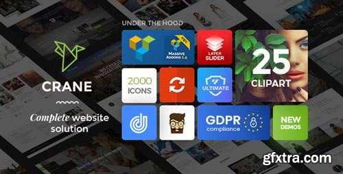 ThemeForest - Crane - Highly Customizable Multipurpose WordPress Theme V.1.0.7 - 20240744