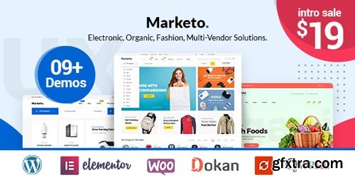 ThemeForest - Marketo - ECommerce & Multivendor A Woocommerce WordPress Theme V.1.0.5 - 22310459