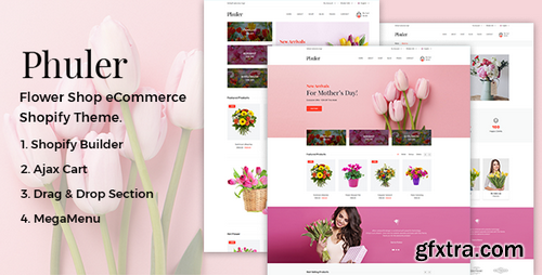 ThemeForest - Phuler v1.0 - Flower Shop Shopify Theme + RTL + DropShipping - 22441395