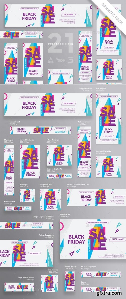 Graphicriver - Black Friday Banner Pack 20706635