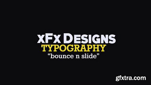 Videohive Fresh Animated Titles - Bounce n\' Slide 10513014