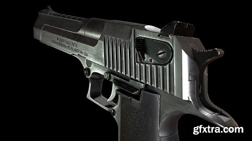 Desert Eagle 44 magnum 3D Model