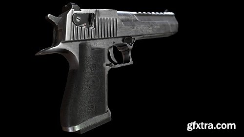 Desert Eagle 44 magnum 3D Model