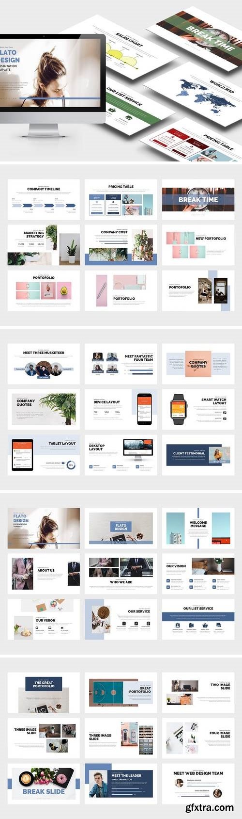 Flato : Creative Business Google Slides Template