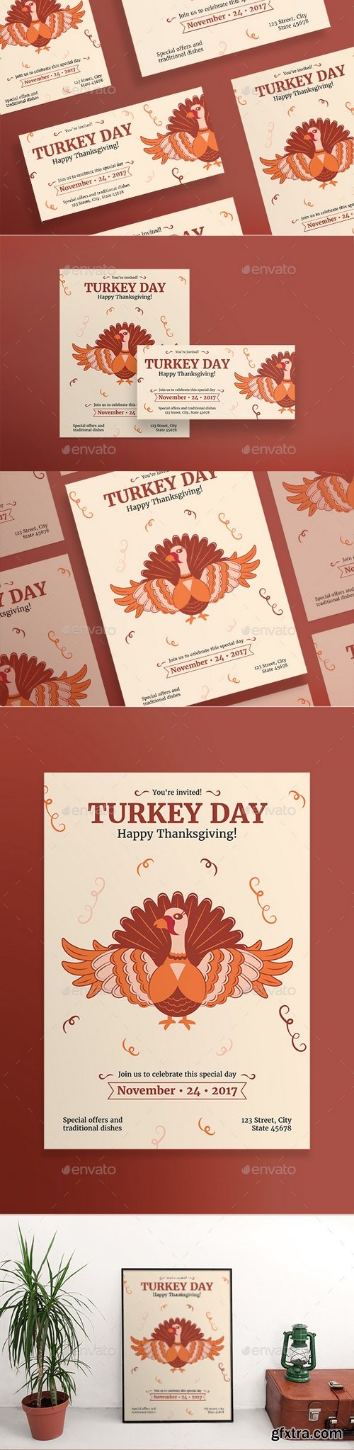 Graphicriver - Turkey Day Flyers 20792413