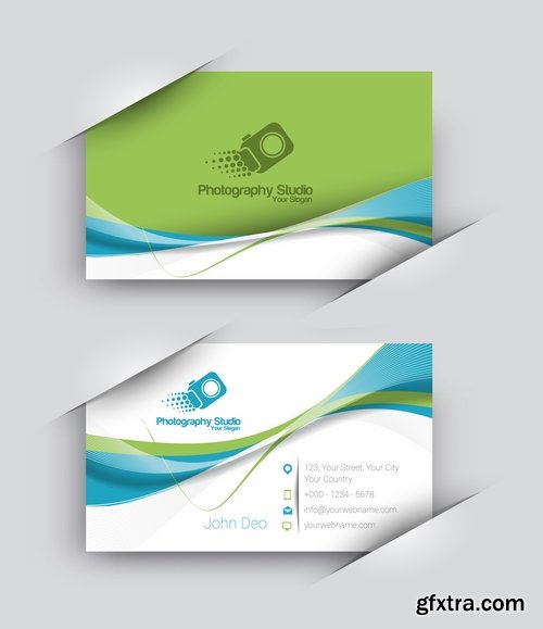 Flyer banner advertising poster signboard invitation card business card business card 25 EPS