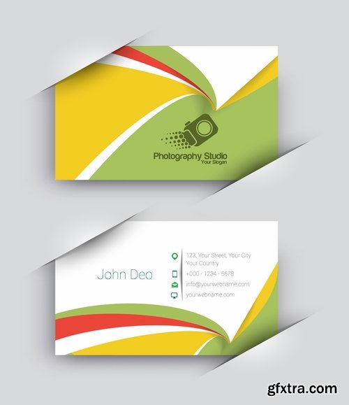 Flyer banner advertising poster signboard invitation card business card business card 25 EPS