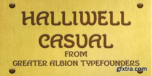 Halliwell Casual Font