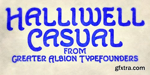 Halliwell Casual Font