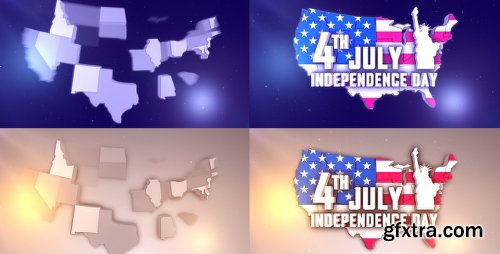 Videohive USA States Patriotic Logo 16569329