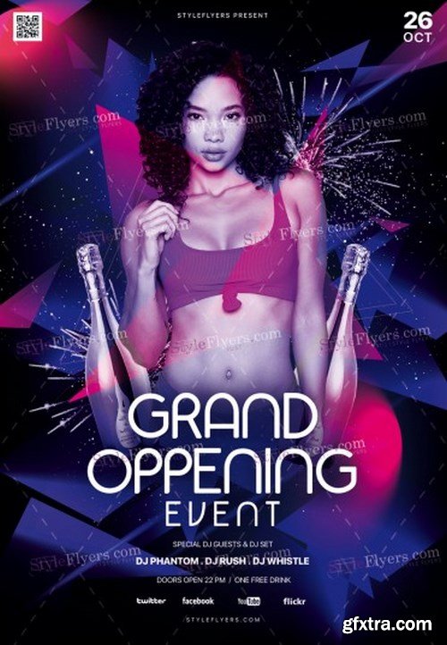 Grand Oppening Event PSD Flyer Template