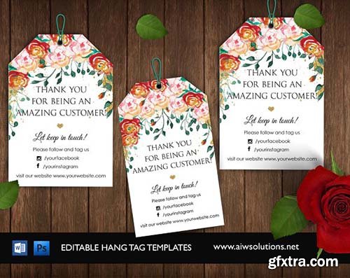 CreativeMarket - Editable Gift Tag ID04 2659204