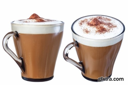 Cappuccino cup of American coffee foam 25 HQ Jpeg