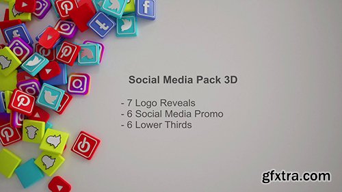 Social Media Promo Bundle 3D 108698