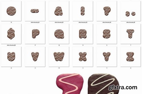 Chocolate Cake - 3D Lettering