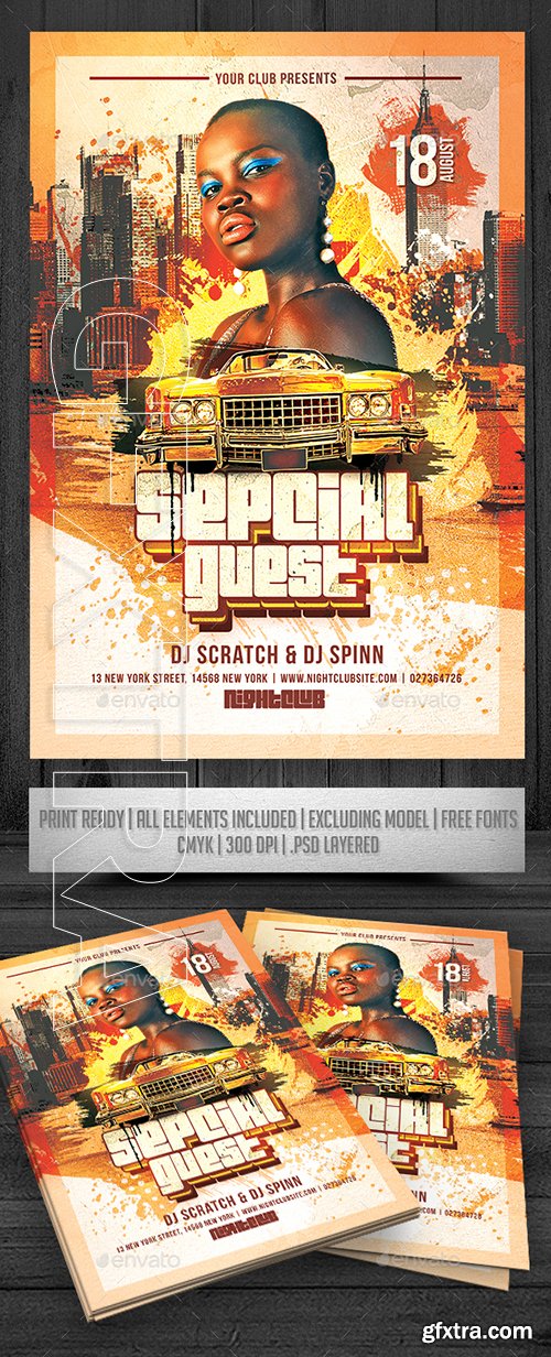 GraphicRiver - Special Guest Event Flyer 22547369