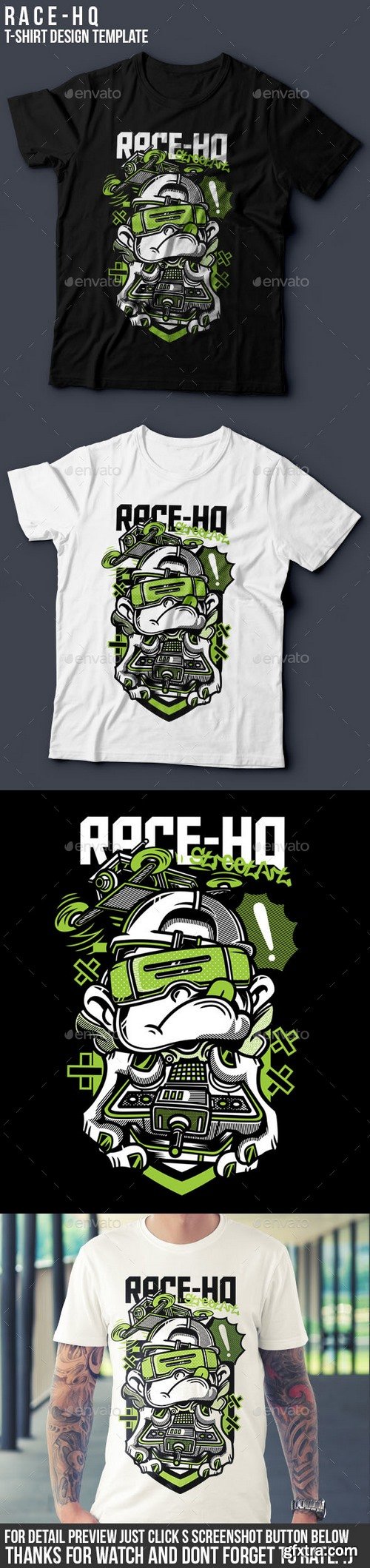 Graphicriver - Race-HQ T-Shirt Design 18074852