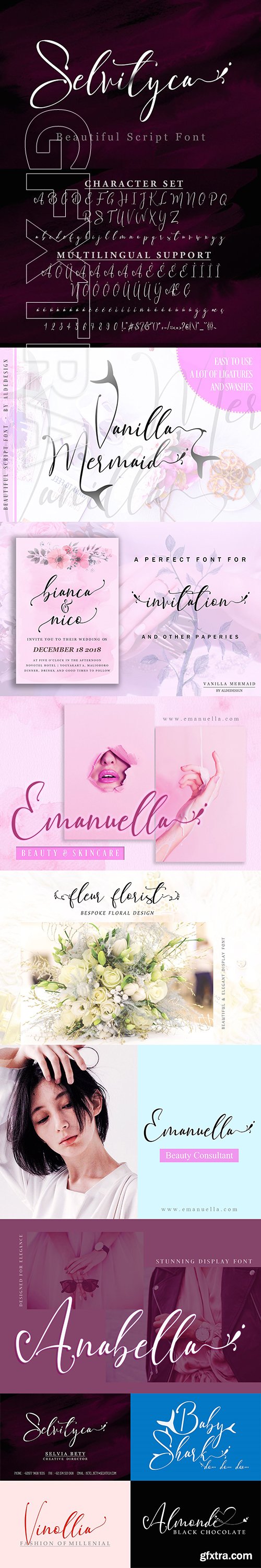 CreativeMarket - Vanilla Mermaid Beautiful Script 2913353