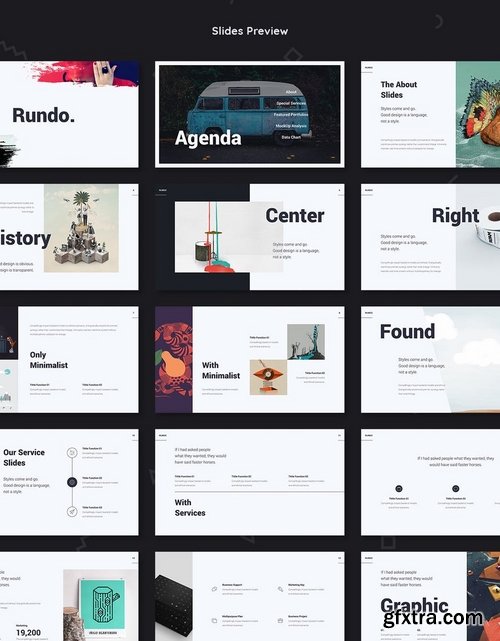 RUNDO - MInimal & Creative Powerpoint and Keynote Templates