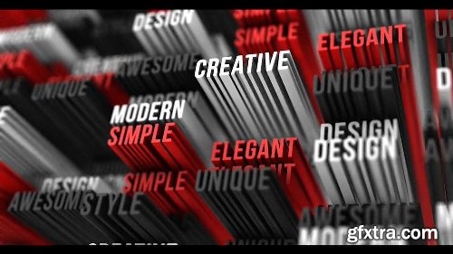 Videohive 3D Typo Logo Opener 21472808