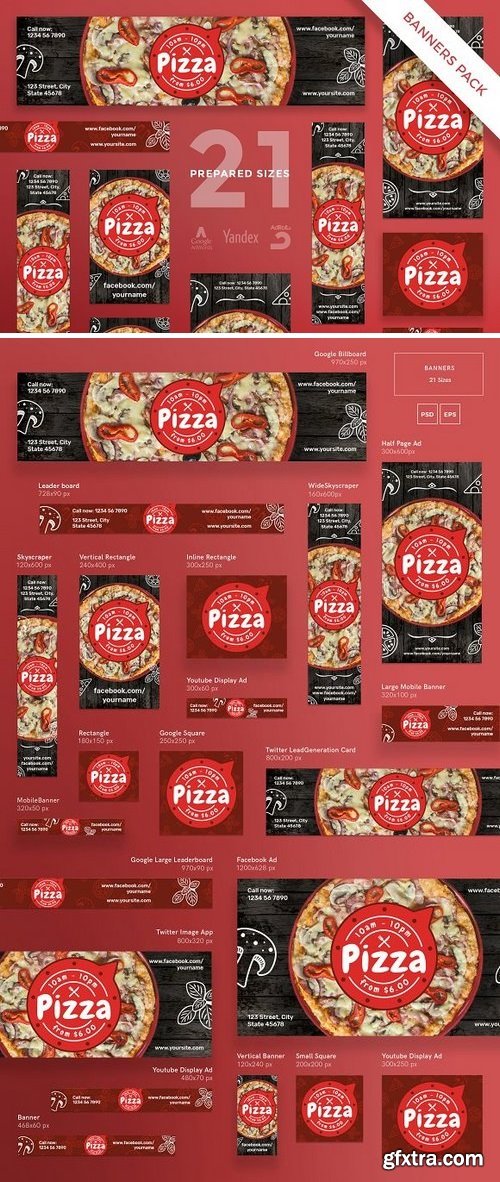 CM - Banners Pack | Pizza 1983451